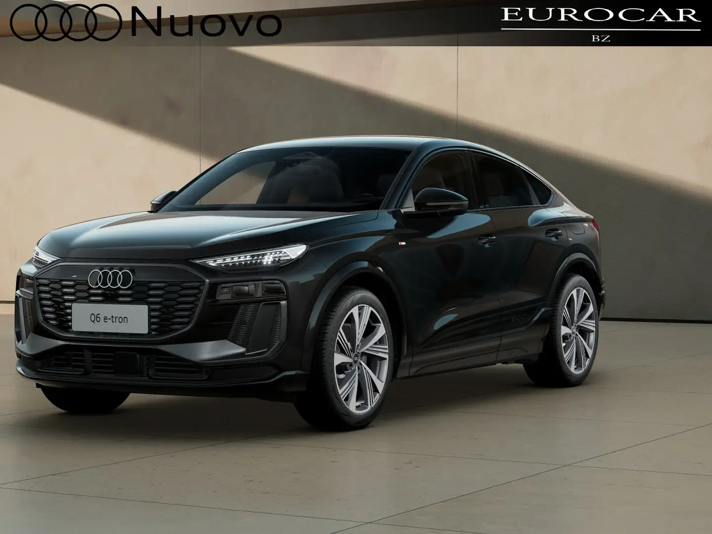 Audi Q6 sportback e-tron s line edition quattro 387cv Zwart - 1