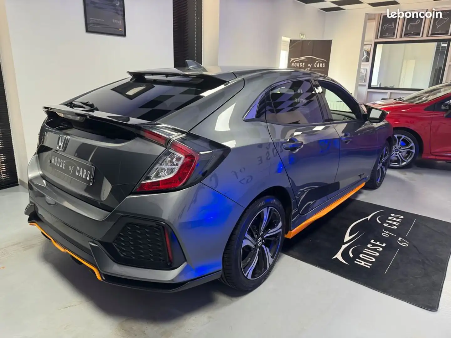 Honda Civic 1.0 i-Vtec 129Ch Gris - 2