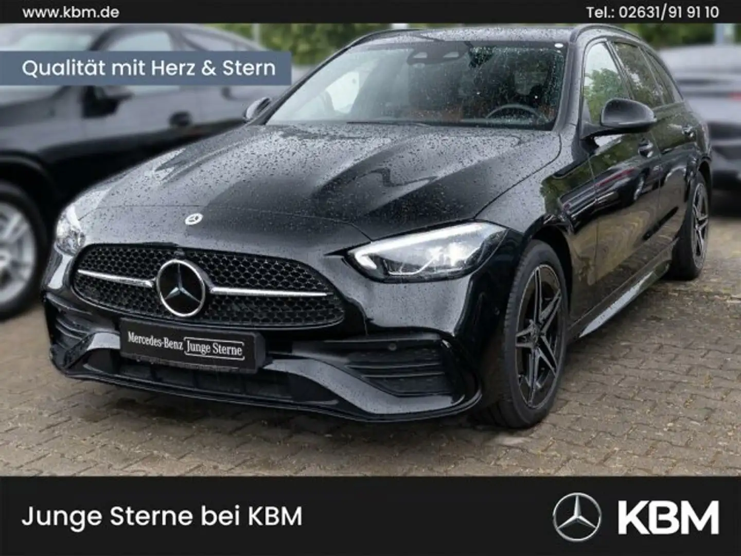 Mercedes-Benz C 300 C 300 e T AMG°NIGHT°DISTRO°PTS+RFK°SHZ°E-HKL Schwarz - 1