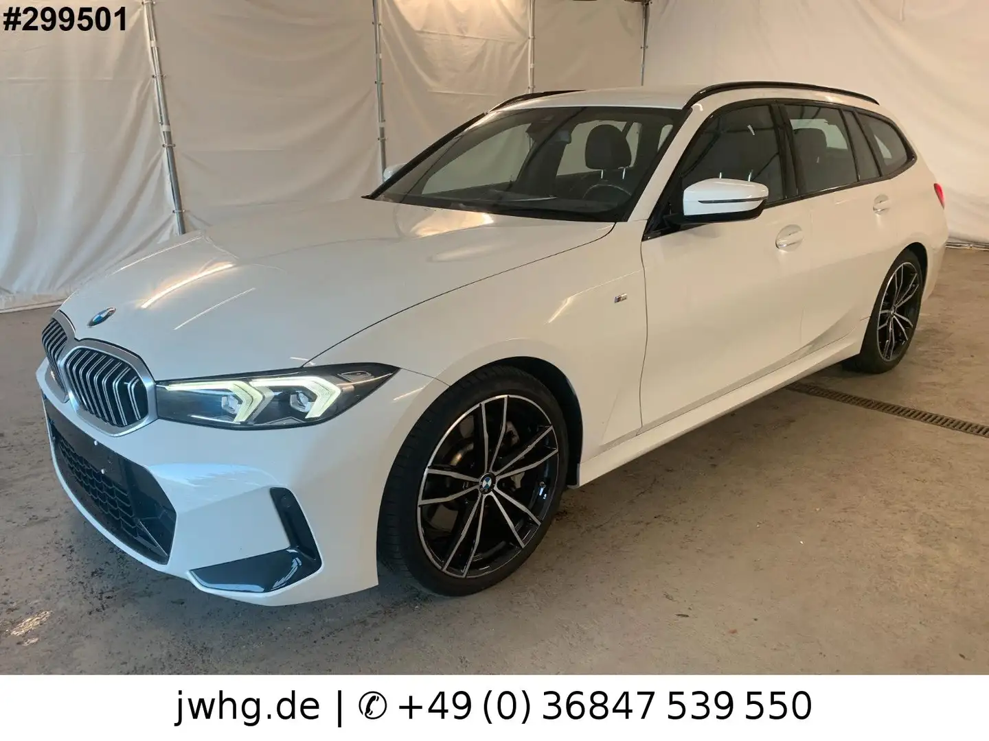 BMW 330 i Touring M Sport 19Zoll Shadow 3Zonen-Klima Blanc - 1