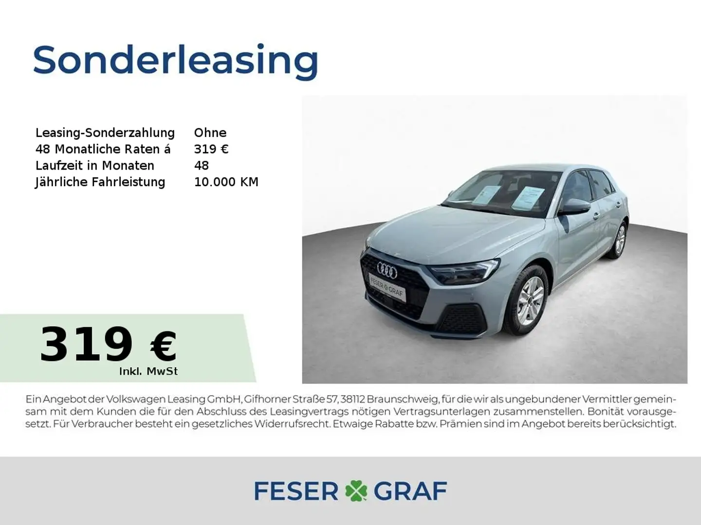 Audi A1 Spb 30 TFSI 116PS S tronic *LED*CarPlay*SHZ* Grijs - 1