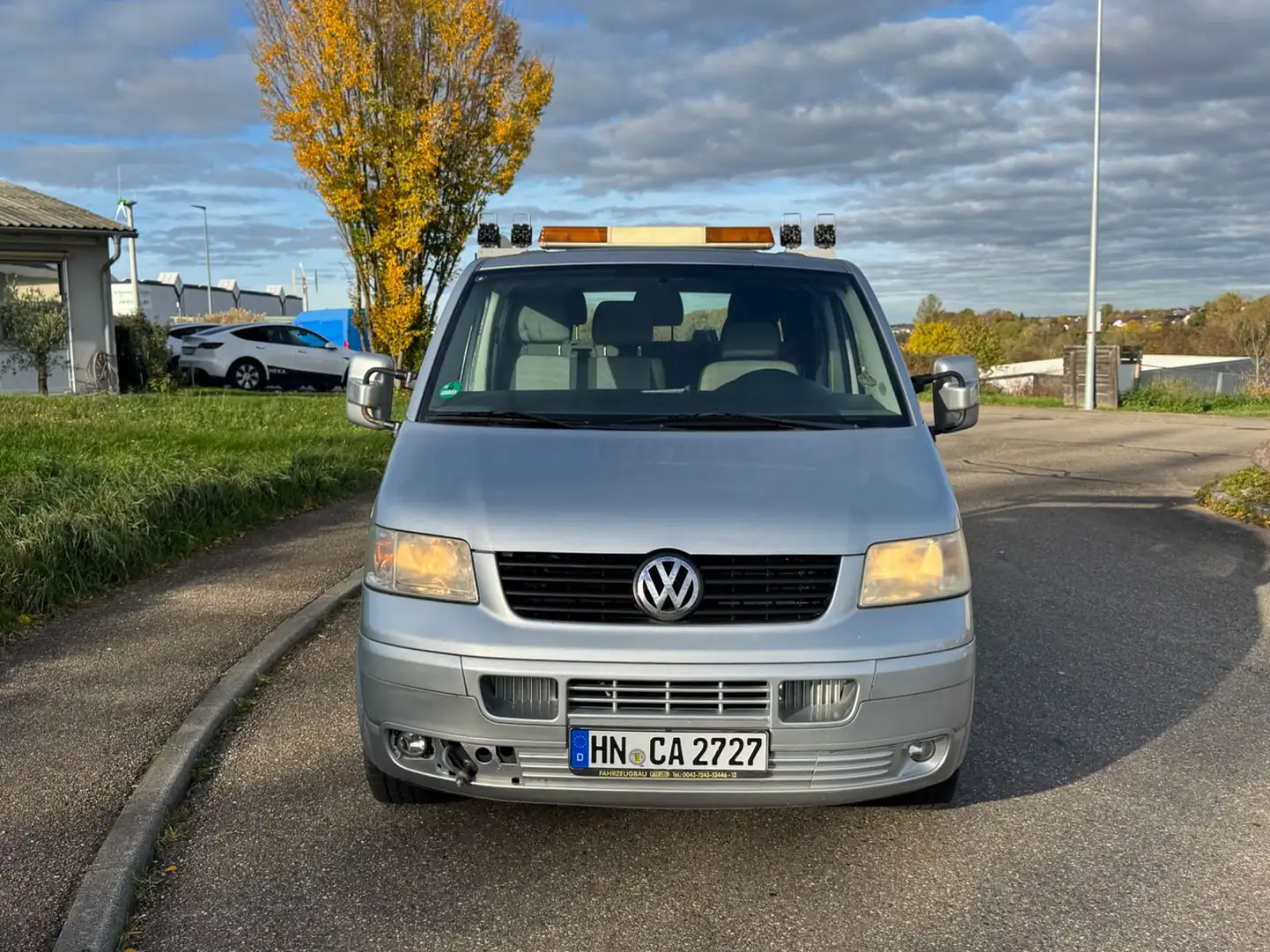Volkswagen T5 Transporter T5 FITZEL ABSCHLEPPWAGEN DOKA Klima Tempomat Silber - 2
