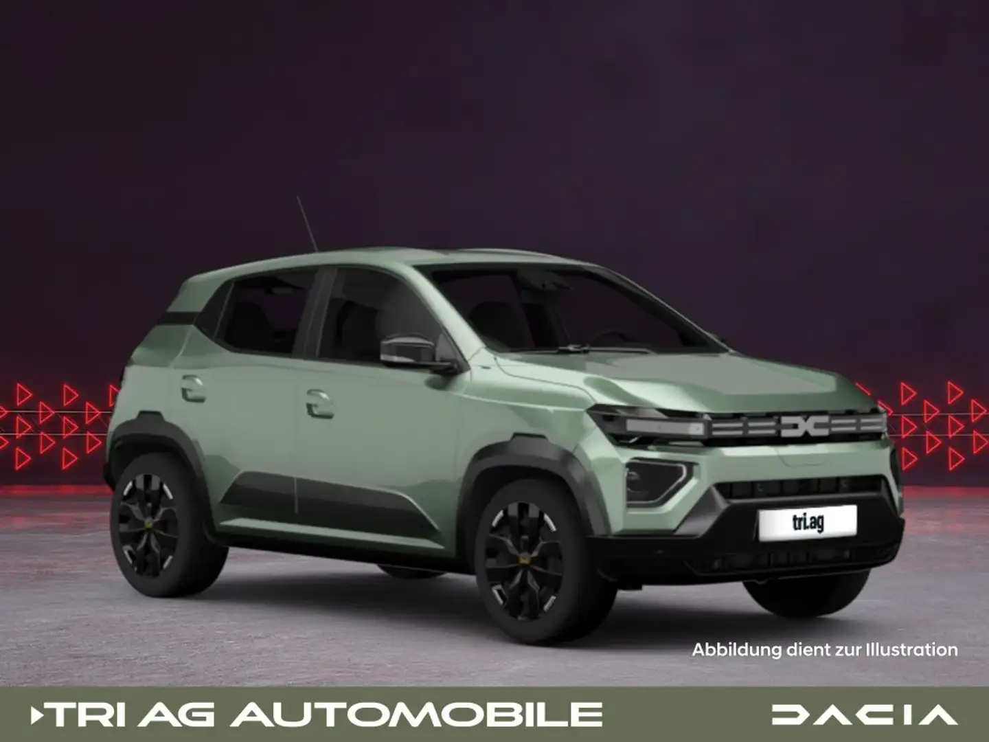 Dacia Spring Extreme Electric 65 Klima Navi Rückfahrkamera PDC Grün - 1