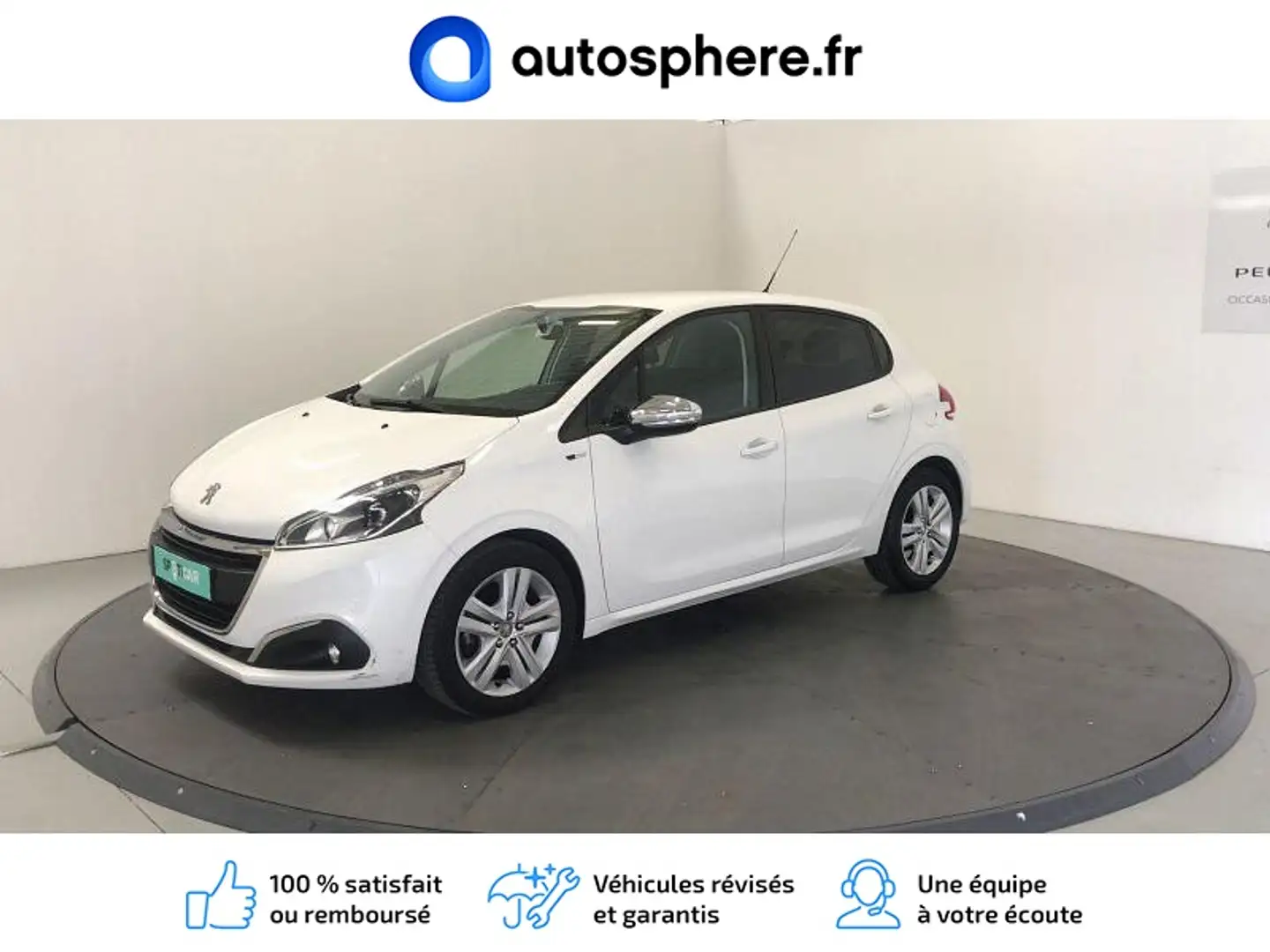 Peugeot 208 1.6 BlueHDi 75ch Style 5p Weiß - 1