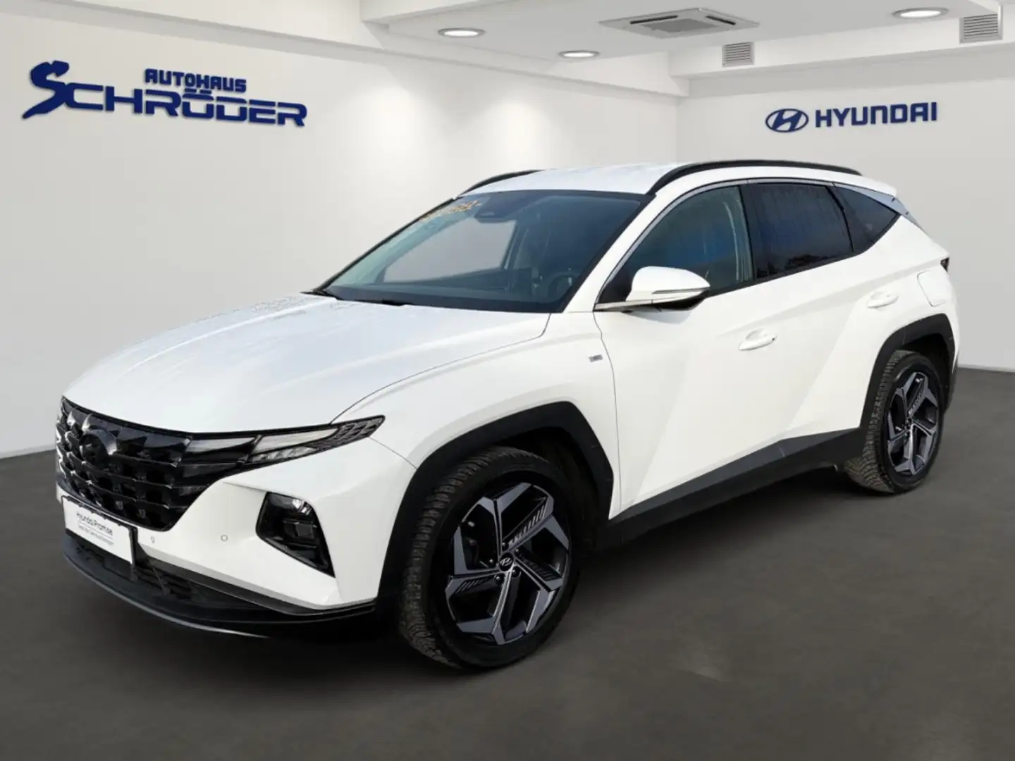 Hyundai TUCSON 1.6T Prime Mild-Hybrid Allwetter Navi LED Kamera Blanc - 1
