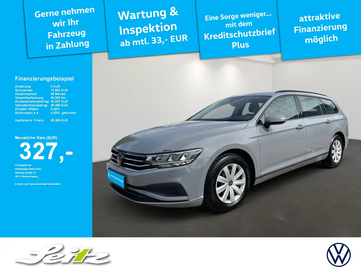 Volkswagen Passat Variant 1.5 TSI *LED*KAMERA*NAVI* Gris - 1