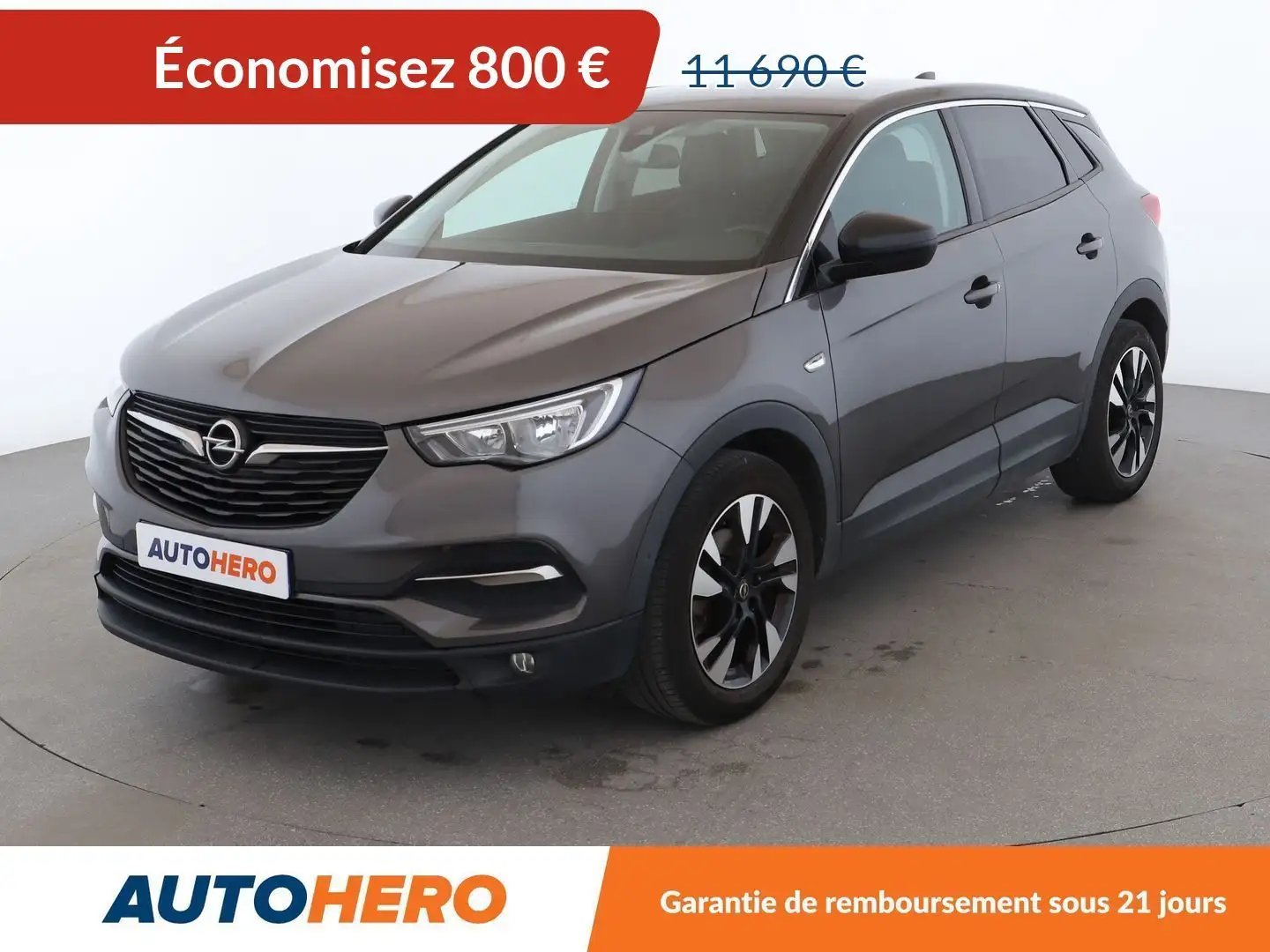 Opel Grandland X 1.2 Turbo Design Line Gris - 1