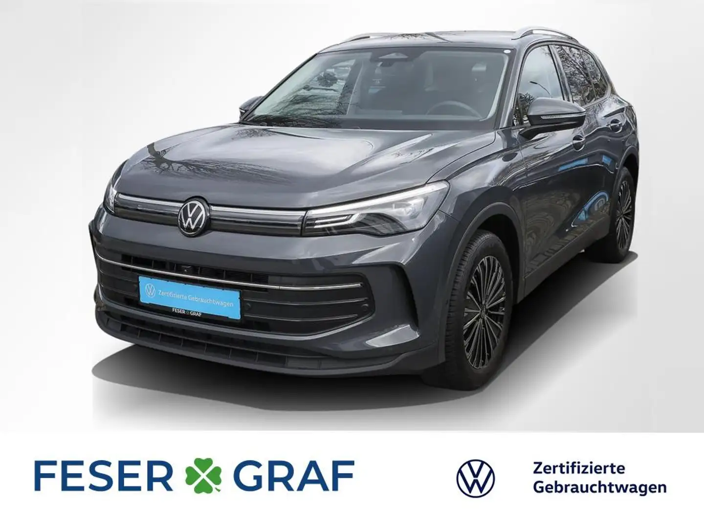 Volkswagen Tiguan 2.0 TDI Life neues Modell DSG AHK LED Navi Grau - 1