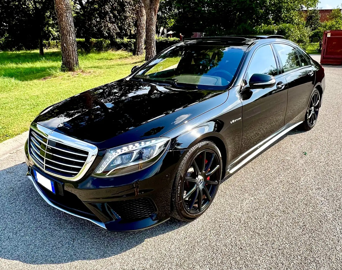 Mercedes-Benz S 63 AMG S 63 AMG 4matic lunga auto Nero - 1