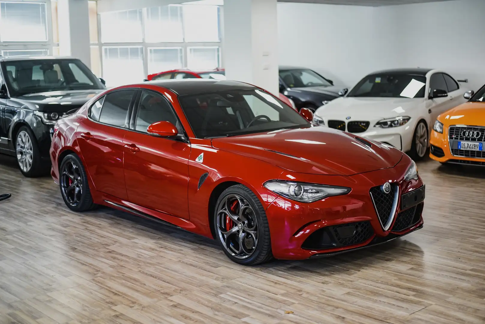Alfa Romeo Giulia 2.9 V6 Quadrifoglio SEDILI CARBONIO | FRENI CARBO Rosso - 1
