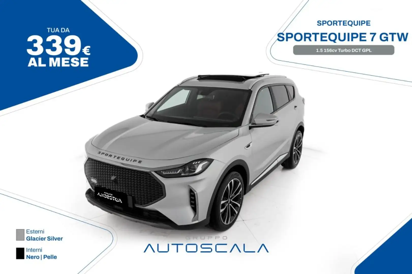 Sportequipe Sportequipe 7 GTW 1.5 156cv Turbo DCT GPL Argintiu - 1