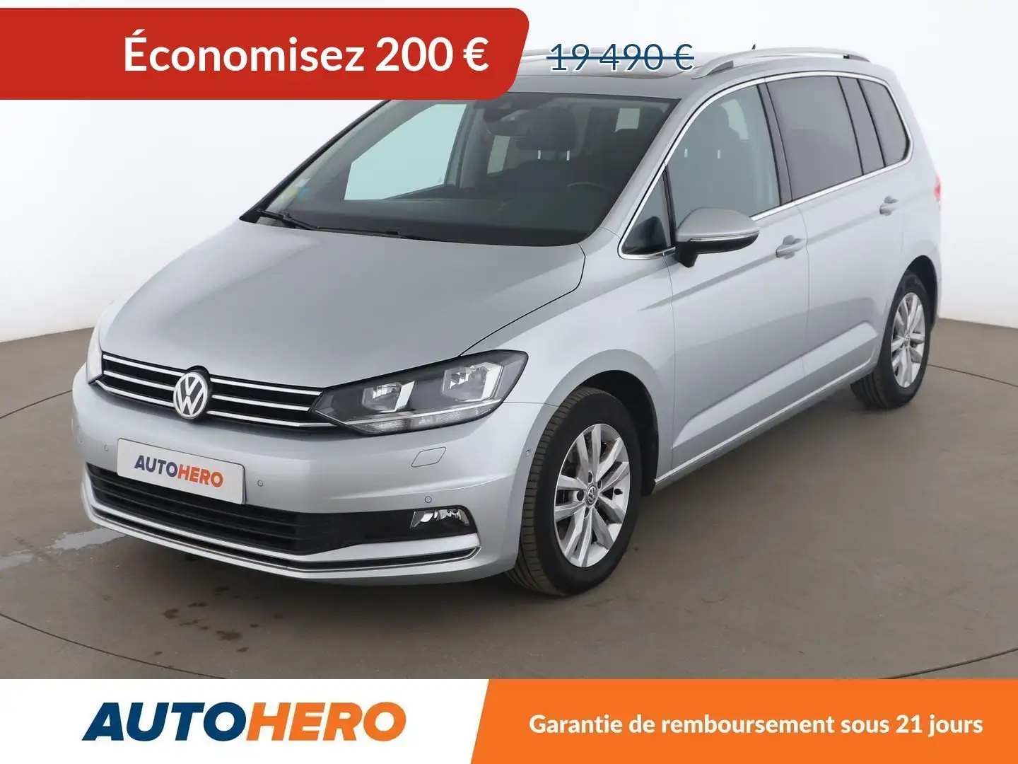 Volkswagen Touran 1.6 TDI BlueMotion Tech Carat DSG7 Grau - 1
