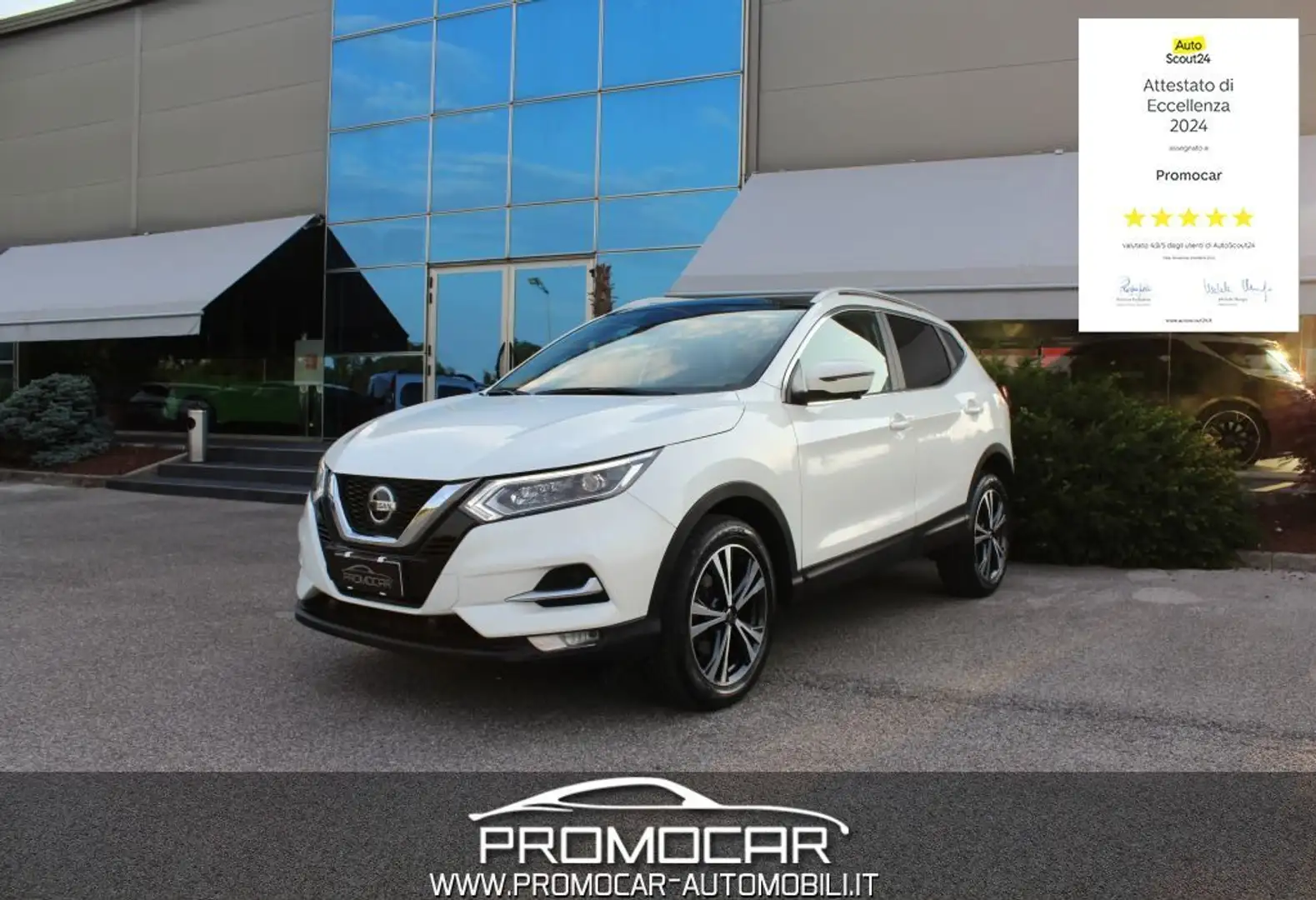 Nissan Qashqai 1.5 dCi 115 CV DCT N-CONNECTA *TETTO*UNIPROP* Bianco - 1