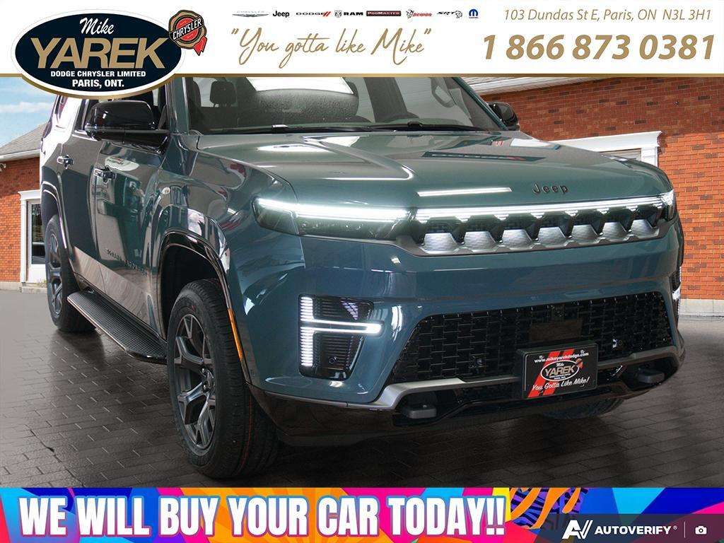 Blue 2026 Jeep Grand Wagoneer SUV / Crossover Four-Wheel Drive 8-Speed Automatic