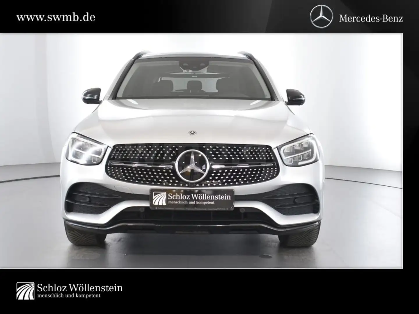 Mercedes-Benz GLC 300 d 4M AMG/Night/LED/AHK/Fahrass/PanoD/360° Silber - 2