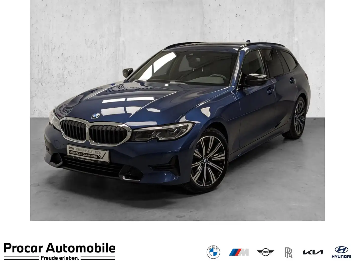 BMW 320 d Touring Laser DA PA HiFi 18'' DAB WLAN Bleu - 1