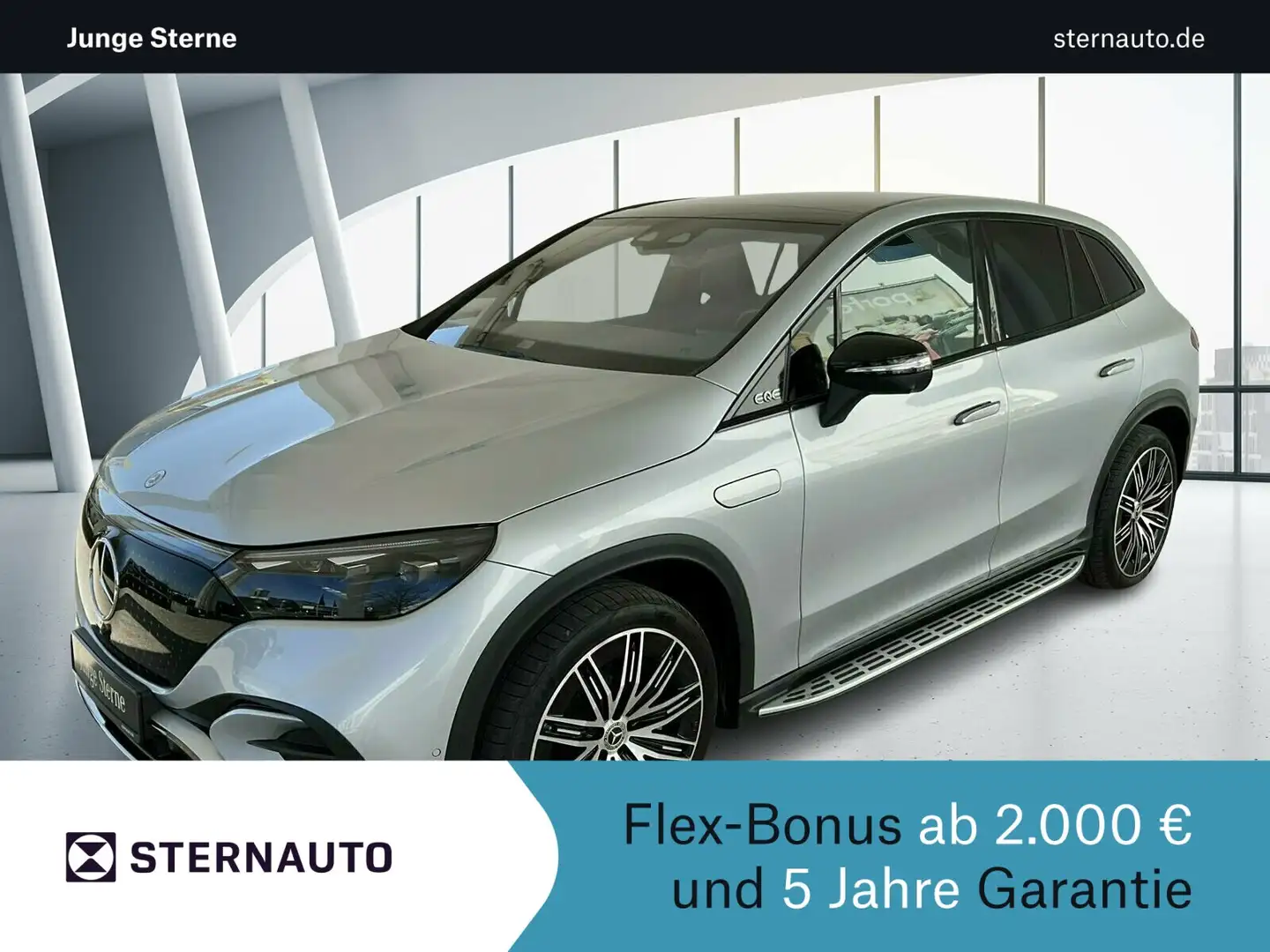Mercedes-Benz EQE 350 EQE 350 4M SUV AMG Line/Pano.-Dach/Distronic/AHK Plateado - 1