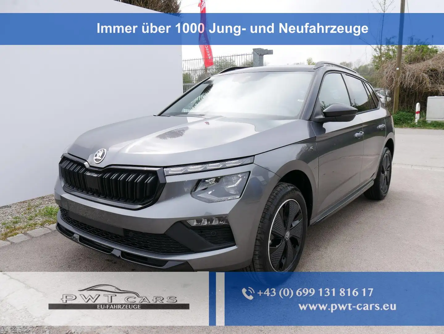 Skoda Kamiq Monte Carlo 1,5 TSI DSG*AHK-SCHWENKBAR*PDC*MATR... Grau - 1