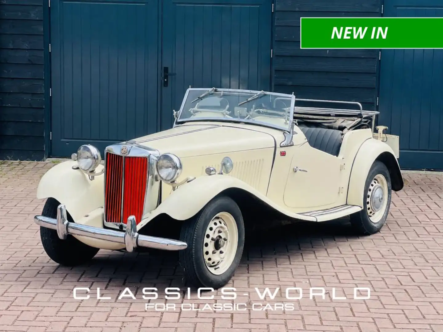 MG TD Midget â Cream â Classic British Roadste Beige - 1