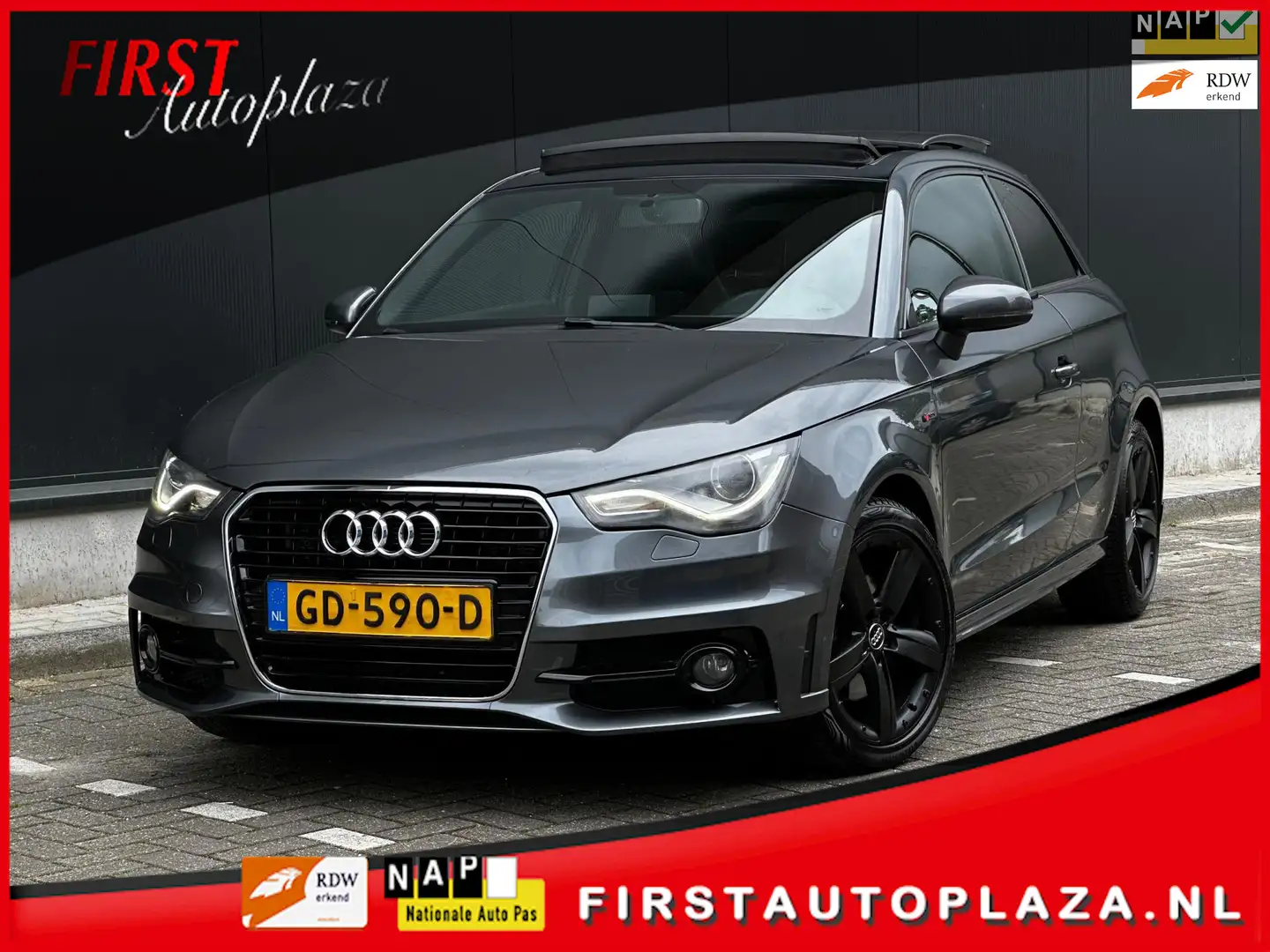 Audi A1 1.4 TFSI S-line AUTOMAAT PANO/SCHAALSTOELEN/STOELV Grau - 1