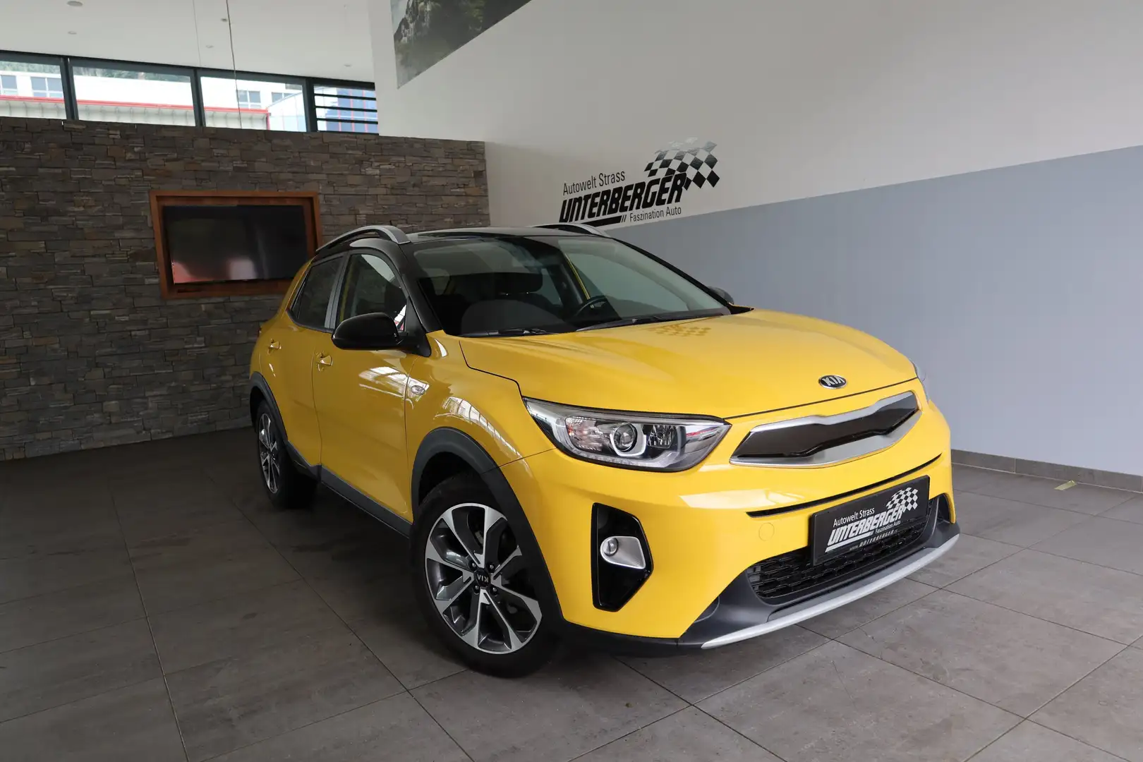 Kia Stonic Silber 1,0 TGDI Geel - 1