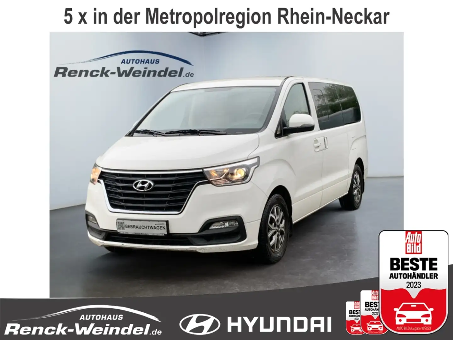 Hyundai H-1 Premium 2.5 CRDI Navi DAB SHZ LenkradHZG Alarm Tem Weiß - 1