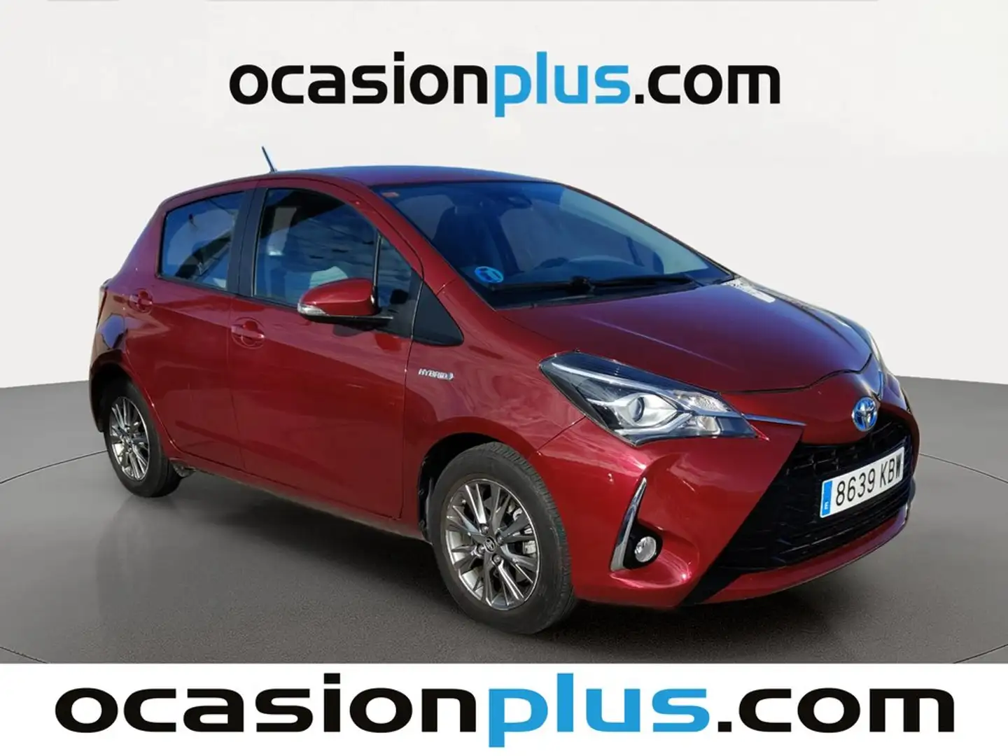 Toyota Yaris 100H 1.5 Active Rojo - 2