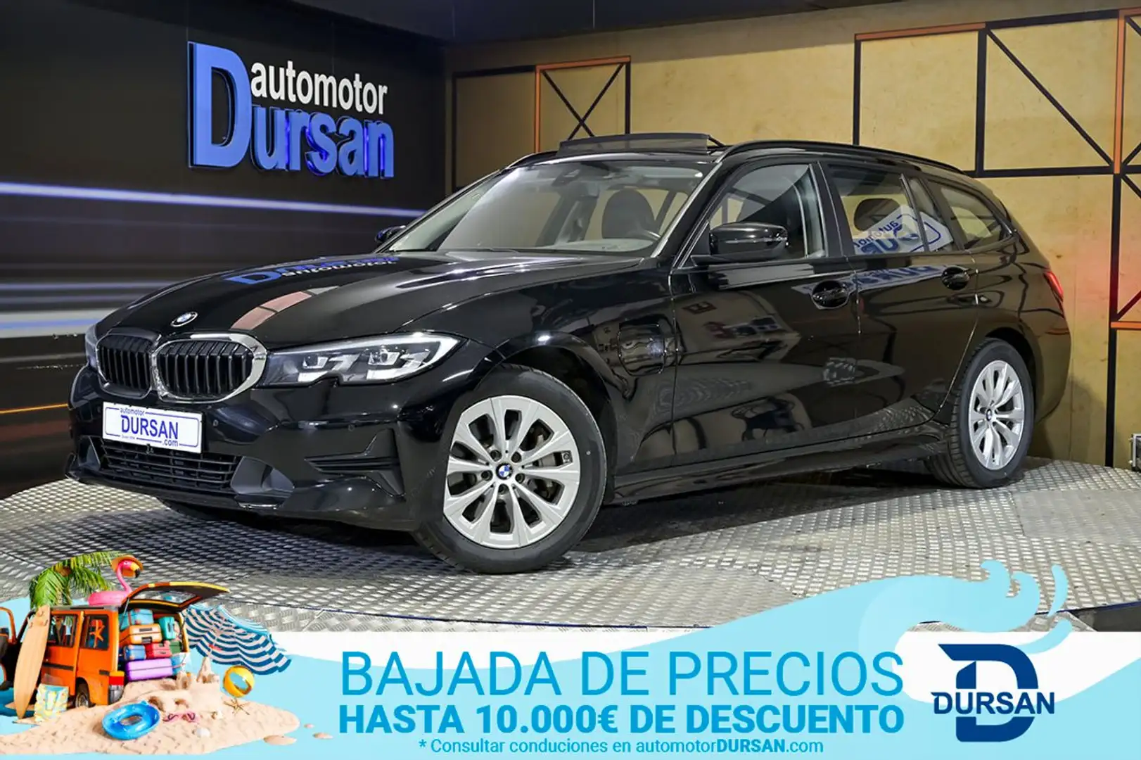 BMW 330 330e xDrive Touring Schwarz - 1