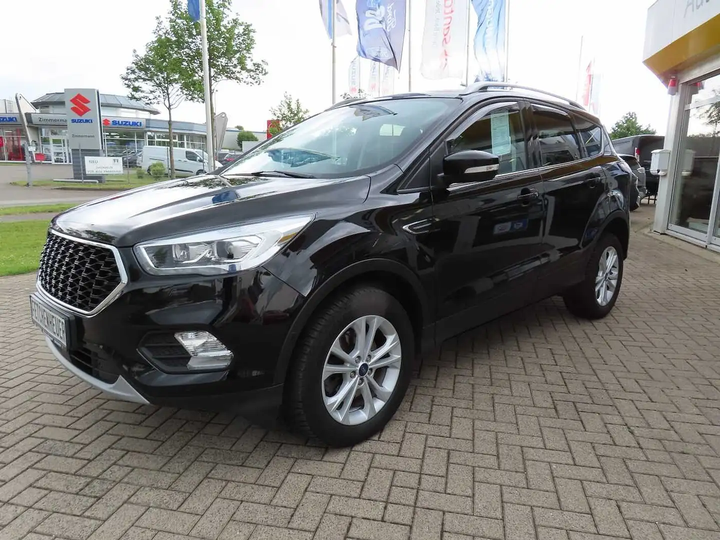 Ford Kuga 4x4 Aut. Titan.  XENON+RFK+ACC+SHZ+TWA+AHK Noir - 2