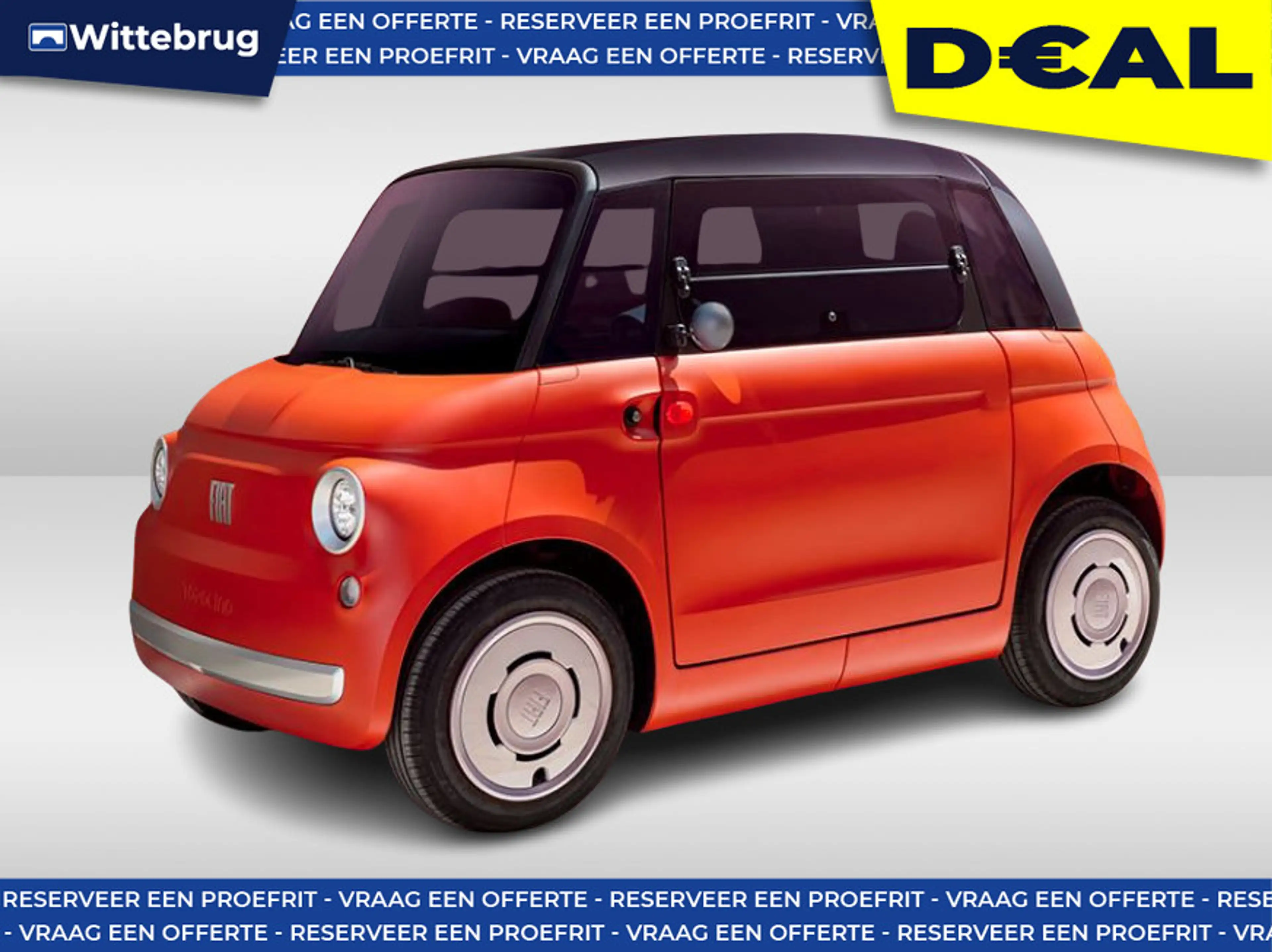 Fiat Topolino CORALLO NU TE BESTELLEN - GEEN RBW NODIG - PANORAM