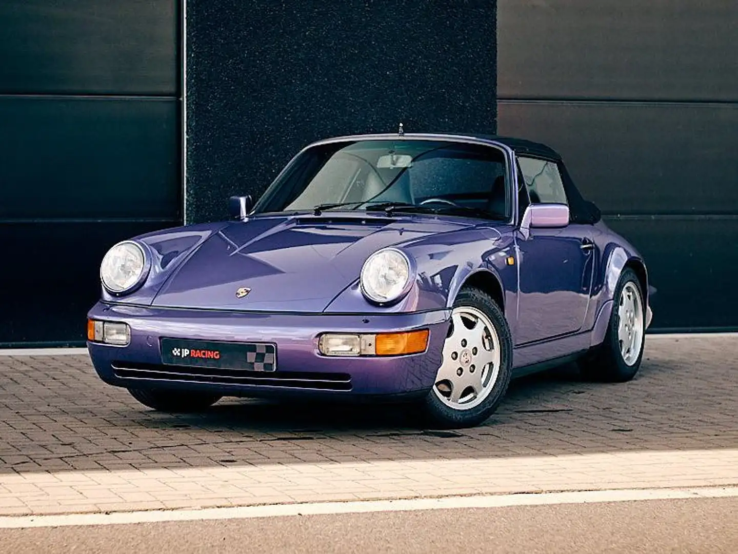 Porsche 964 911 Carrera 2 Cabriolet manual gearbox Paars - 1