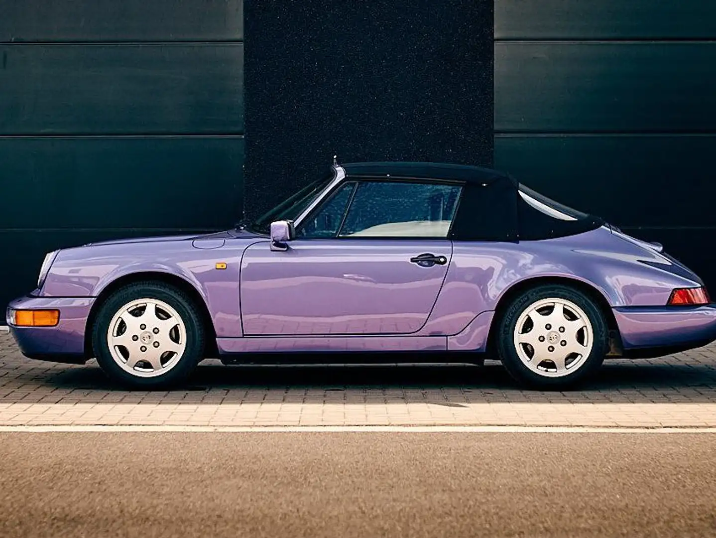 Porsche 964 911 Carrera 2 Cabriolet manual gearbox Paars - 2
