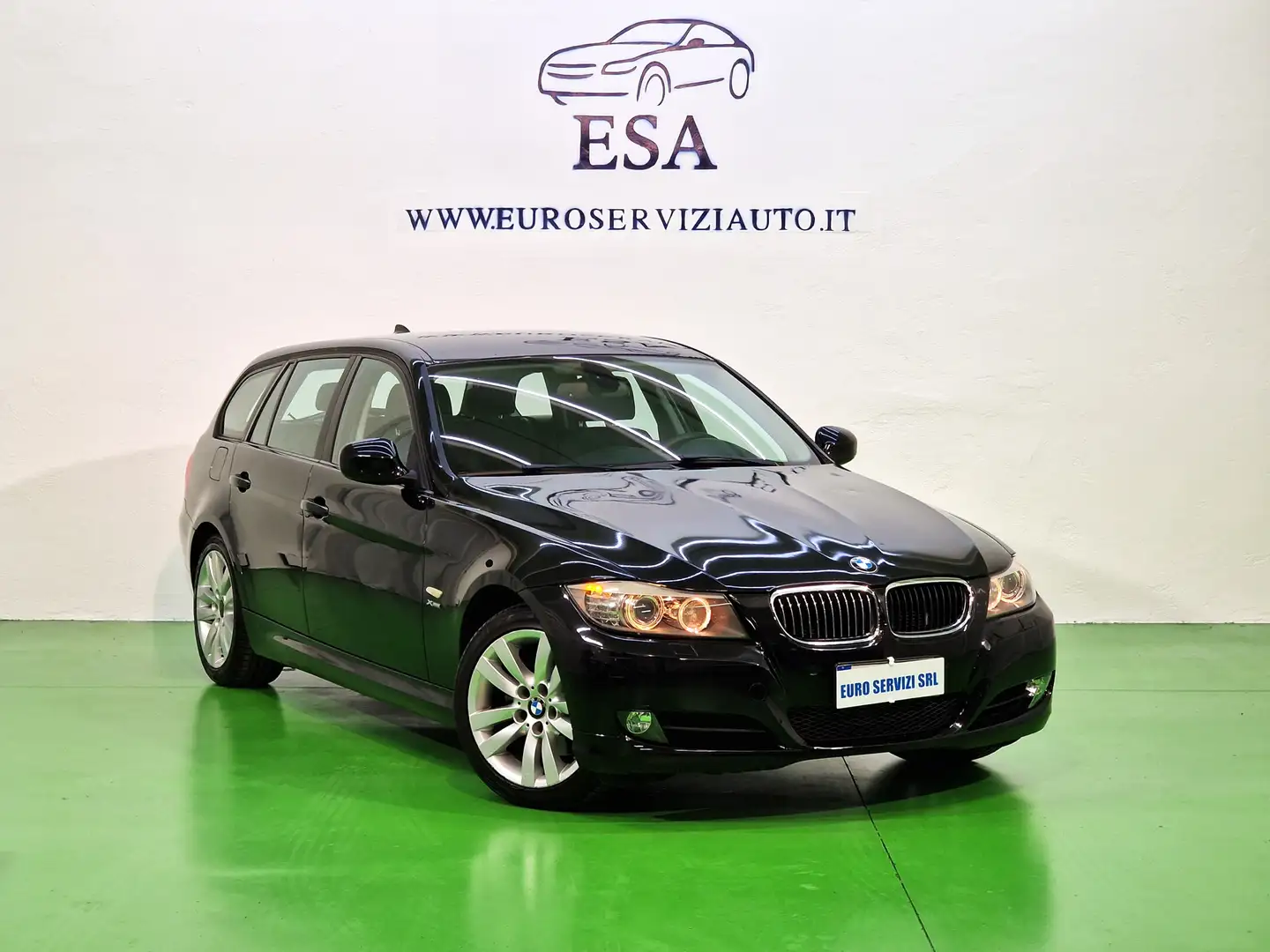 BMW 320 E91 Touring 320d  xdrive Futura c/pelle 184cv Nero - 1