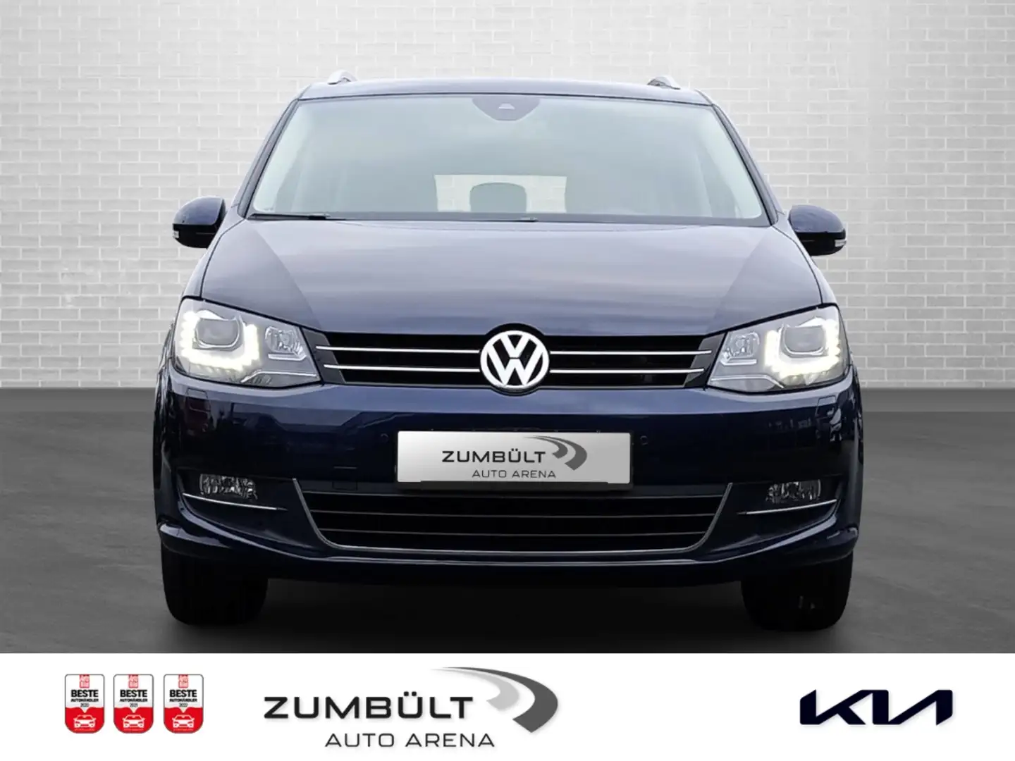 Volkswagen Sharan 2.0 TDI BMT Highline + 7-Sitzer + Ahk + Blu/Azzurro - 2