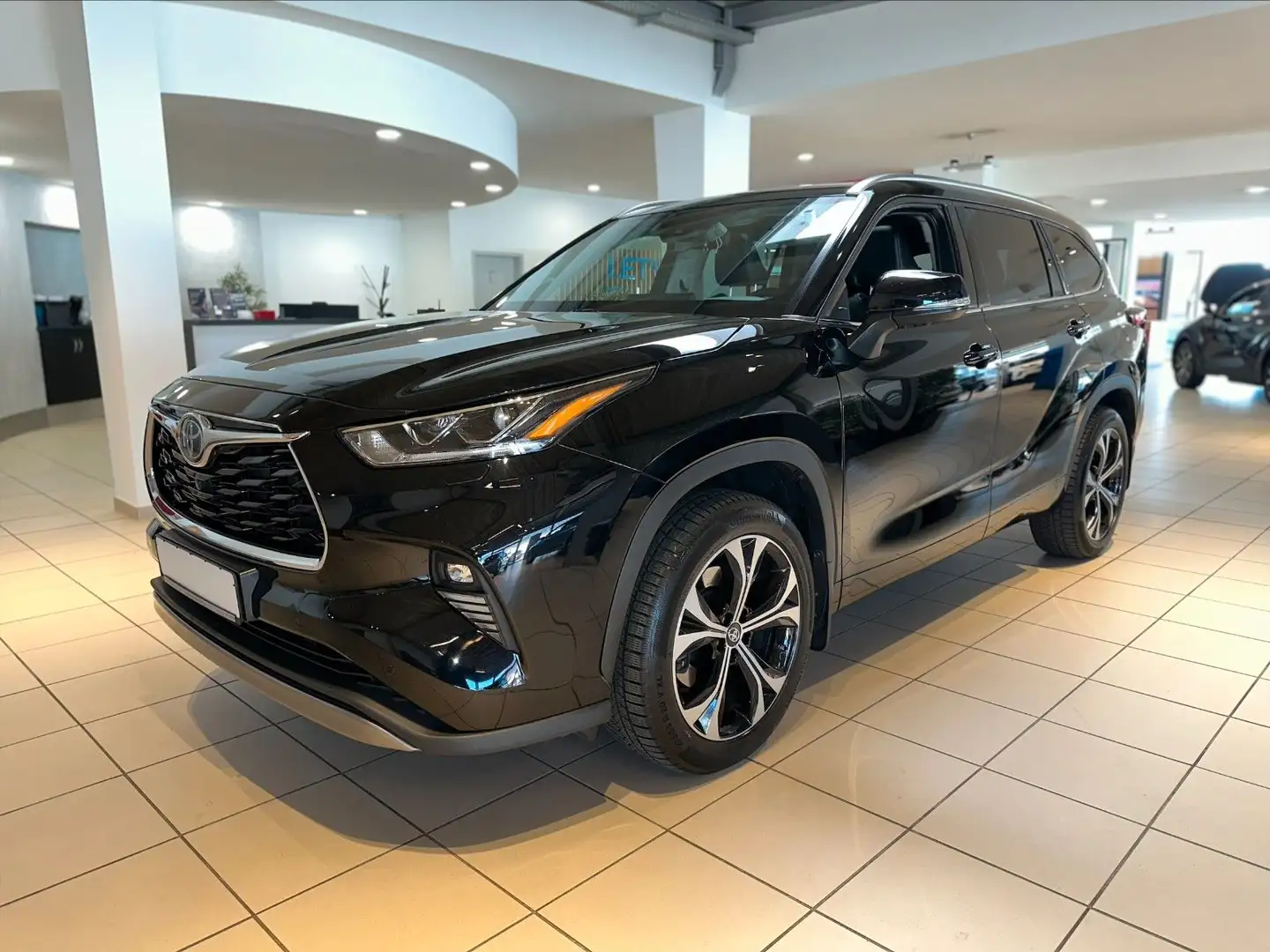Toyota Highlander Hyb Luxury (Navi, Schiebedach, AHK) Negru - 1