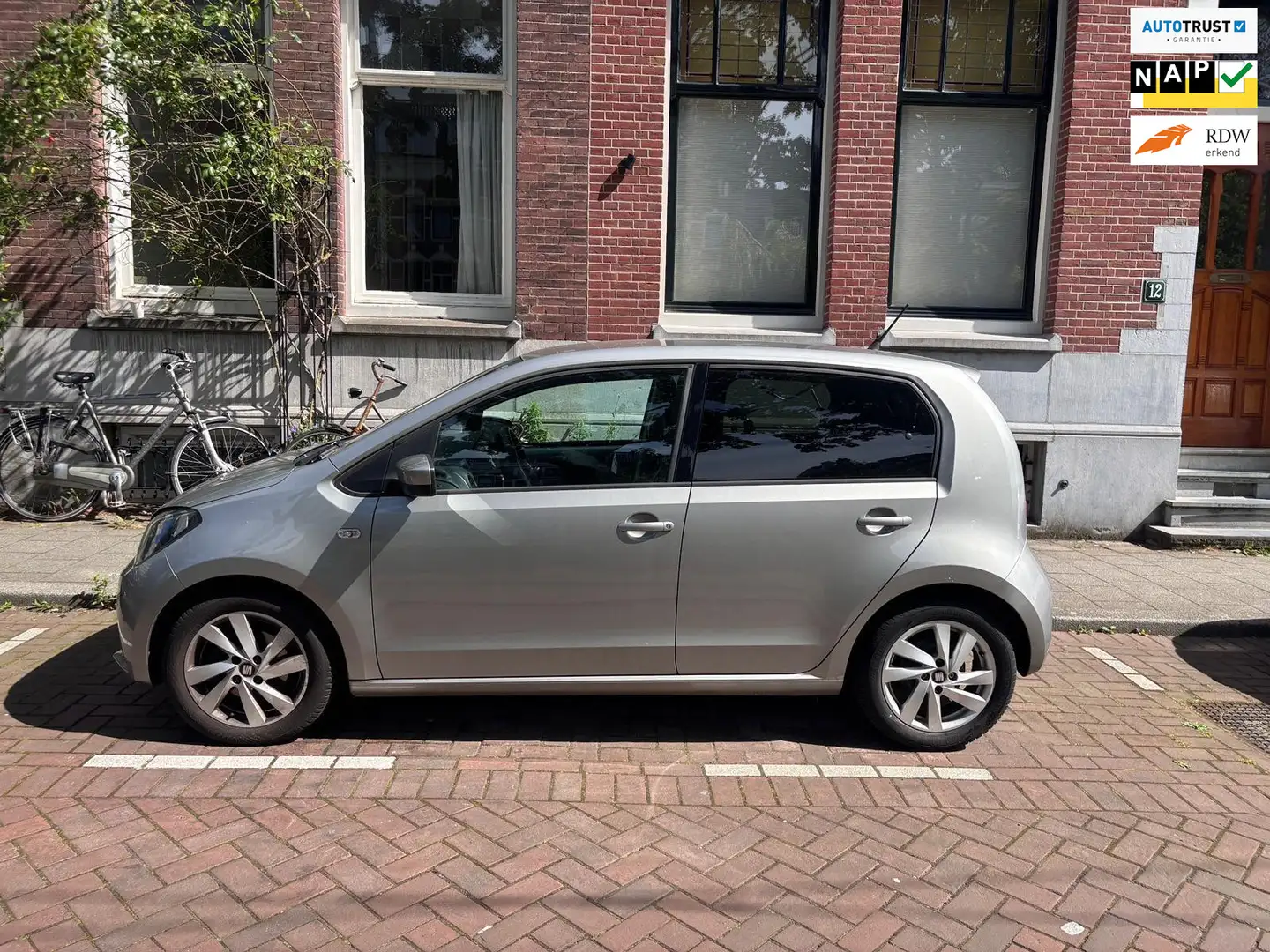 SEAT Mii 1.0 Sport Connect AIRCO Grijs - 1