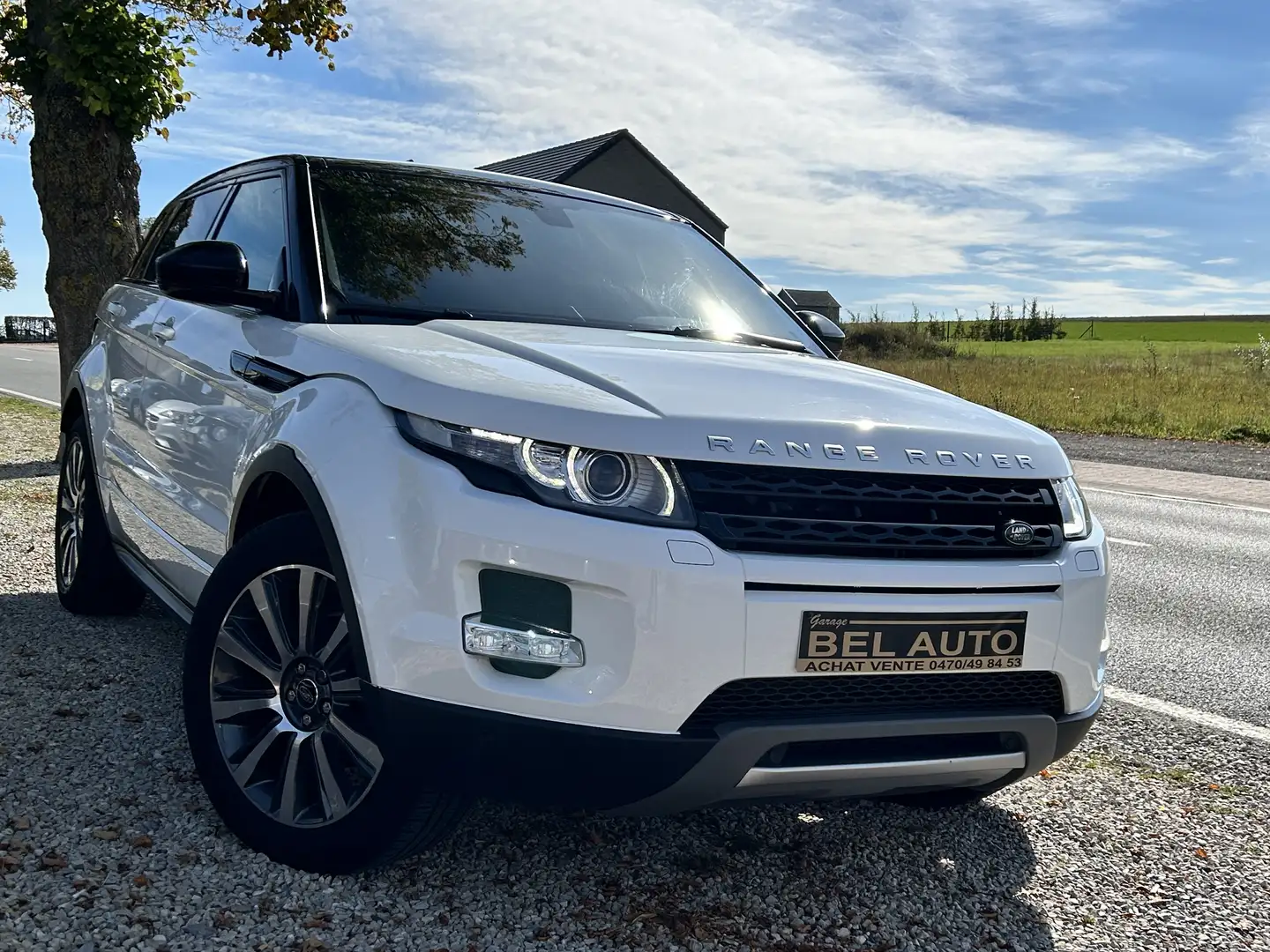 Land Rover Range Rover Evoque Evoque 2.2 TD4 4WD Dynamic-Gps-Clim-Cuir-Xenon ful Blanc - 1