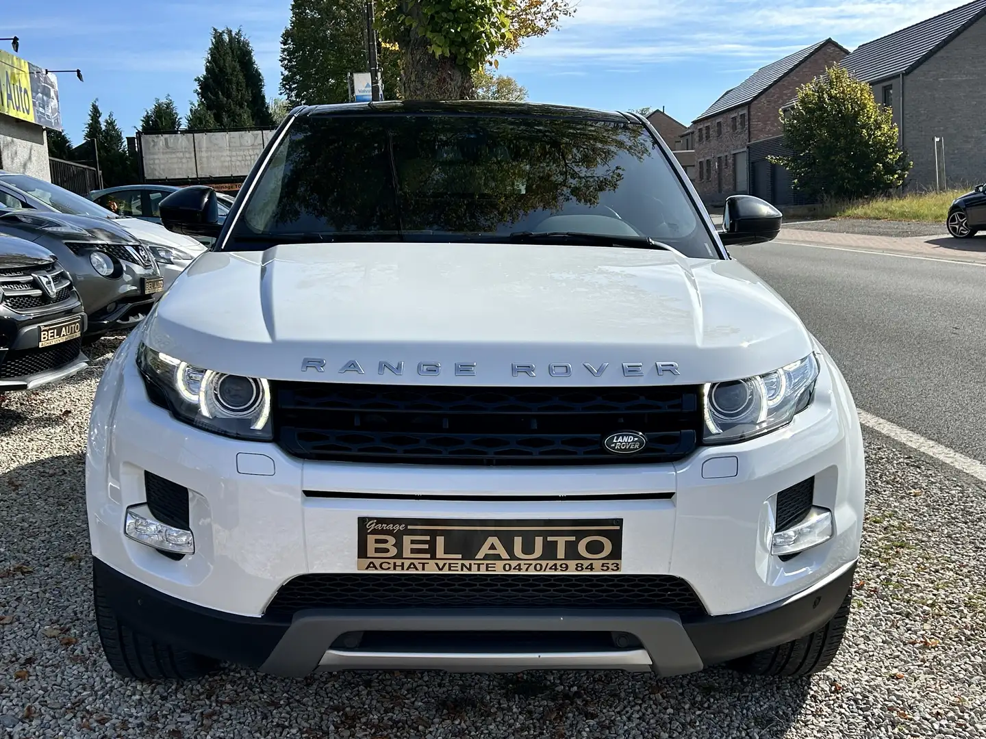 Land Rover Range Rover Evoque Evoque 2.2 TD4 4WD Dynamic-Gps-Clim-Cuir-Xenon ful Blanc - 2
