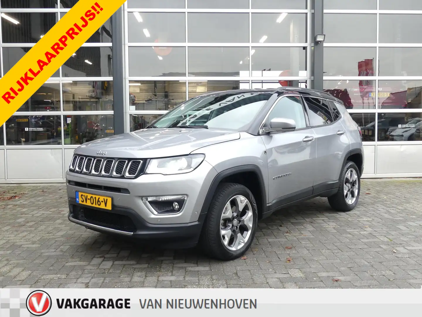 Jeep Compass 1.4 MultiAir Limited 4x4 *t/m 10de bouwjaar garant Gris - 1