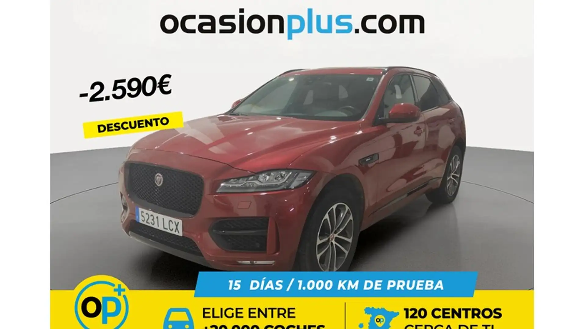 Jaguar F-Pace 2.0 i4 R-Sport Aut. AWD 250 Rouge - 1