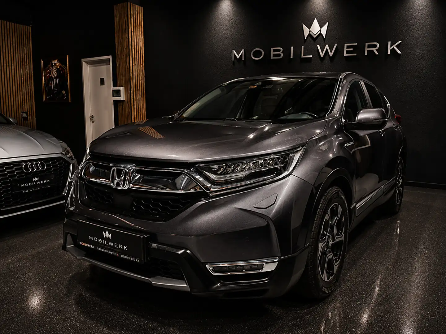 Honda CR-V 2,0 i-MMD Hybrid Elegance Aut. Grau - 1