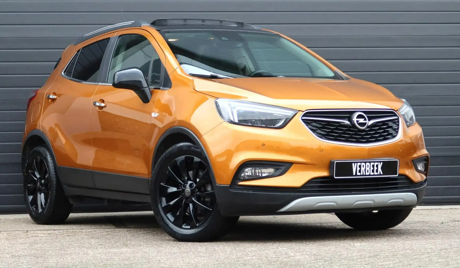 Opel Mokka X 1.4 Turbo Innovation Automaat/Leder/Led/Clima/Open Orange - 1