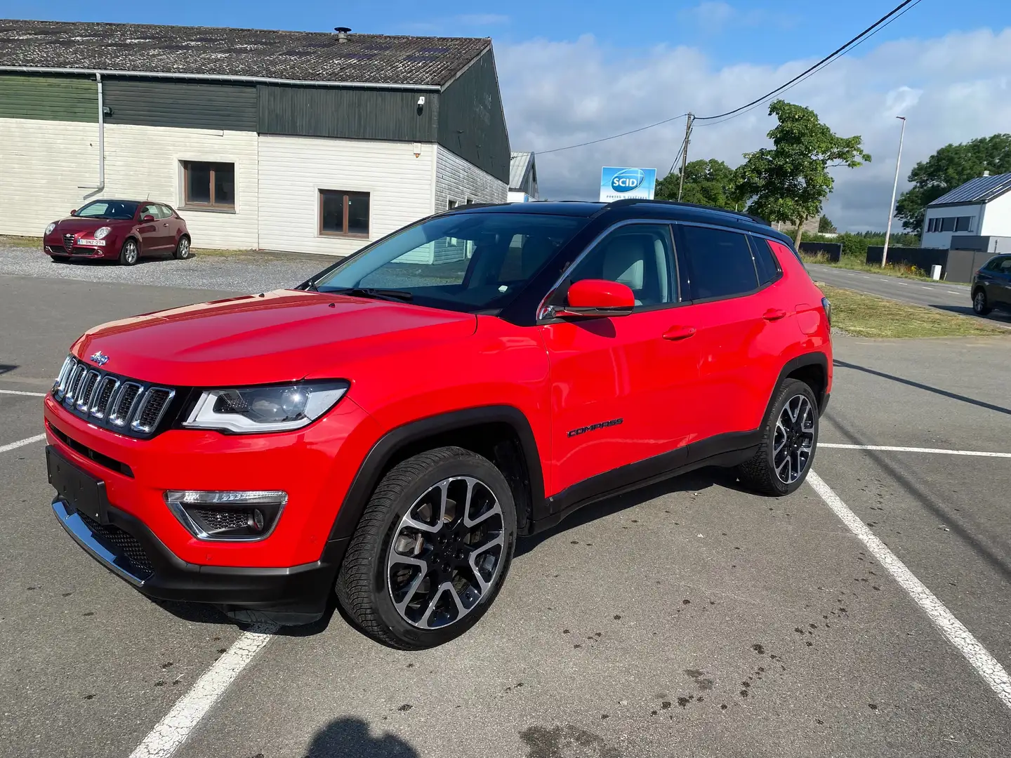 Jeep Compass Compass PHEV 1.3 Turbo 4*4 Limited 190CV GARANTIE Rouge - 1