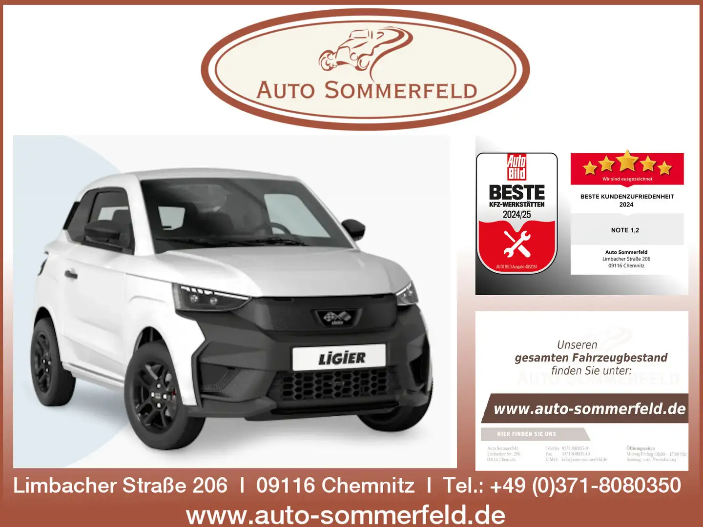 Ligier JS 50 elektro Select 8,28kWh 123km Alb - 1