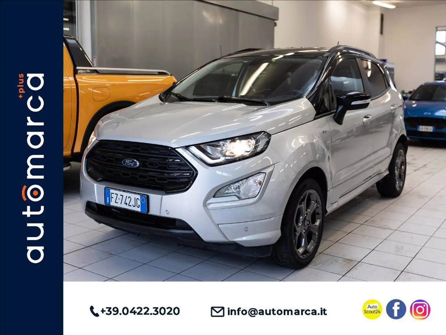 Ford EcoSport 1.0 ecoboost ST-Line 100cv my19 Grigio - 1