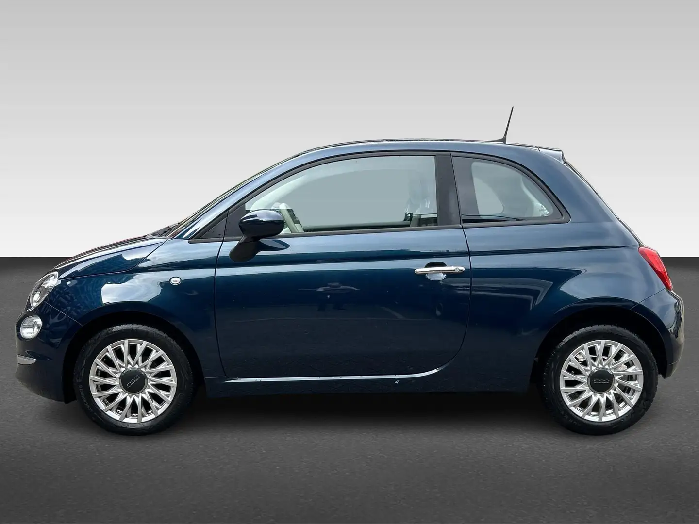 Fiat 500 1.0 HYBRID 70PK LOUNGE AIRCO TEL CARPLAY NAP Blauw - 2