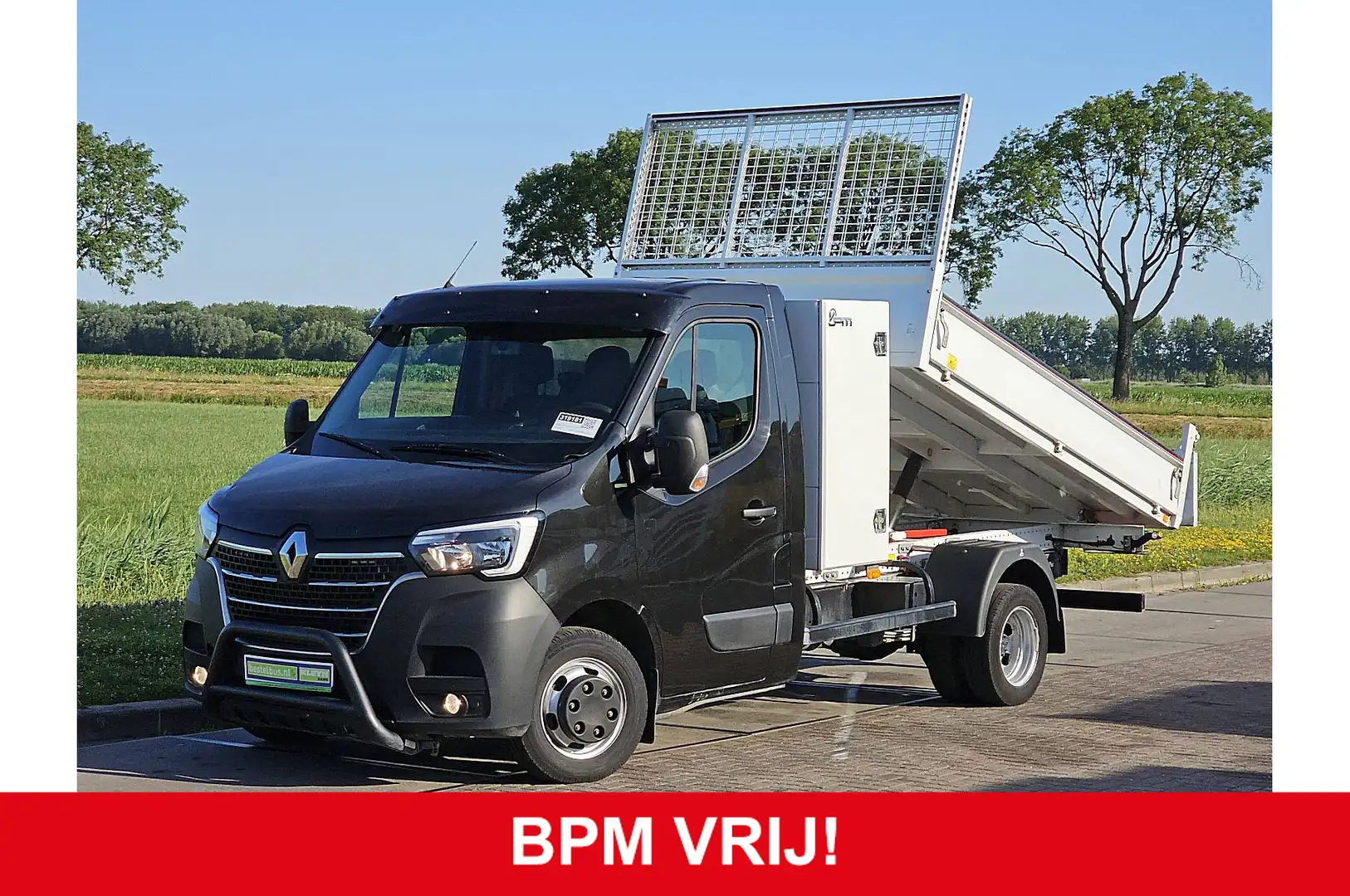 Renault Master T35 2.3 dCi 165 L3 DL Kipper EURO6 3500 kg trekhaa Zwart - 1