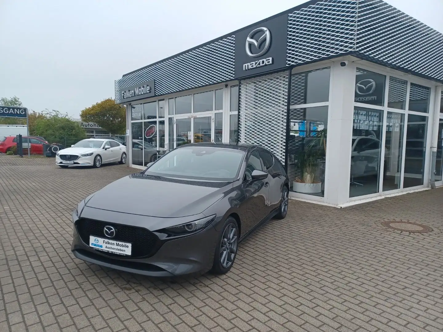 Mazda 3 Selection *LEDER, BOSE, KAMERA, PDC* Grau - 2