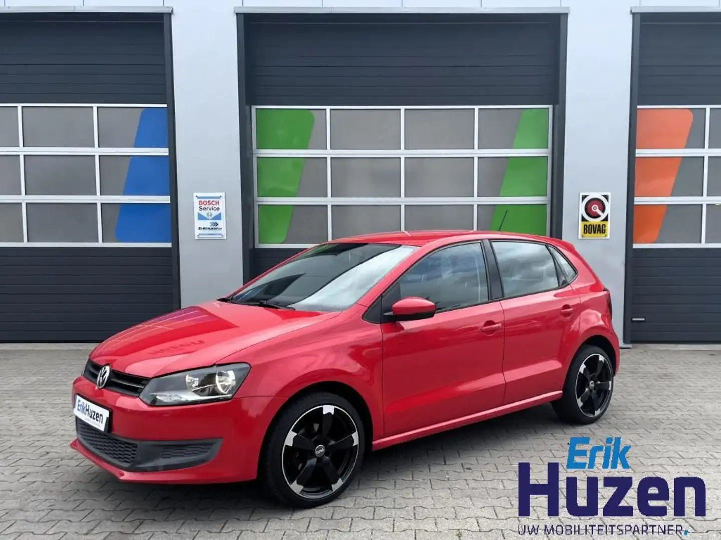 Volkswagen Polo 1.2-12V TRENDLINE / Bluetooth / ESP / APK Rood - 1