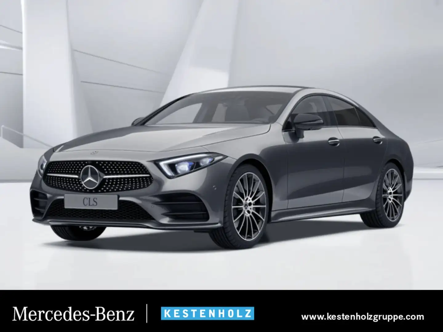 Mercedes-Benz CLS 350 d Cp. 4M AMG Fahrass WideScreen 360° Night Grau - 1